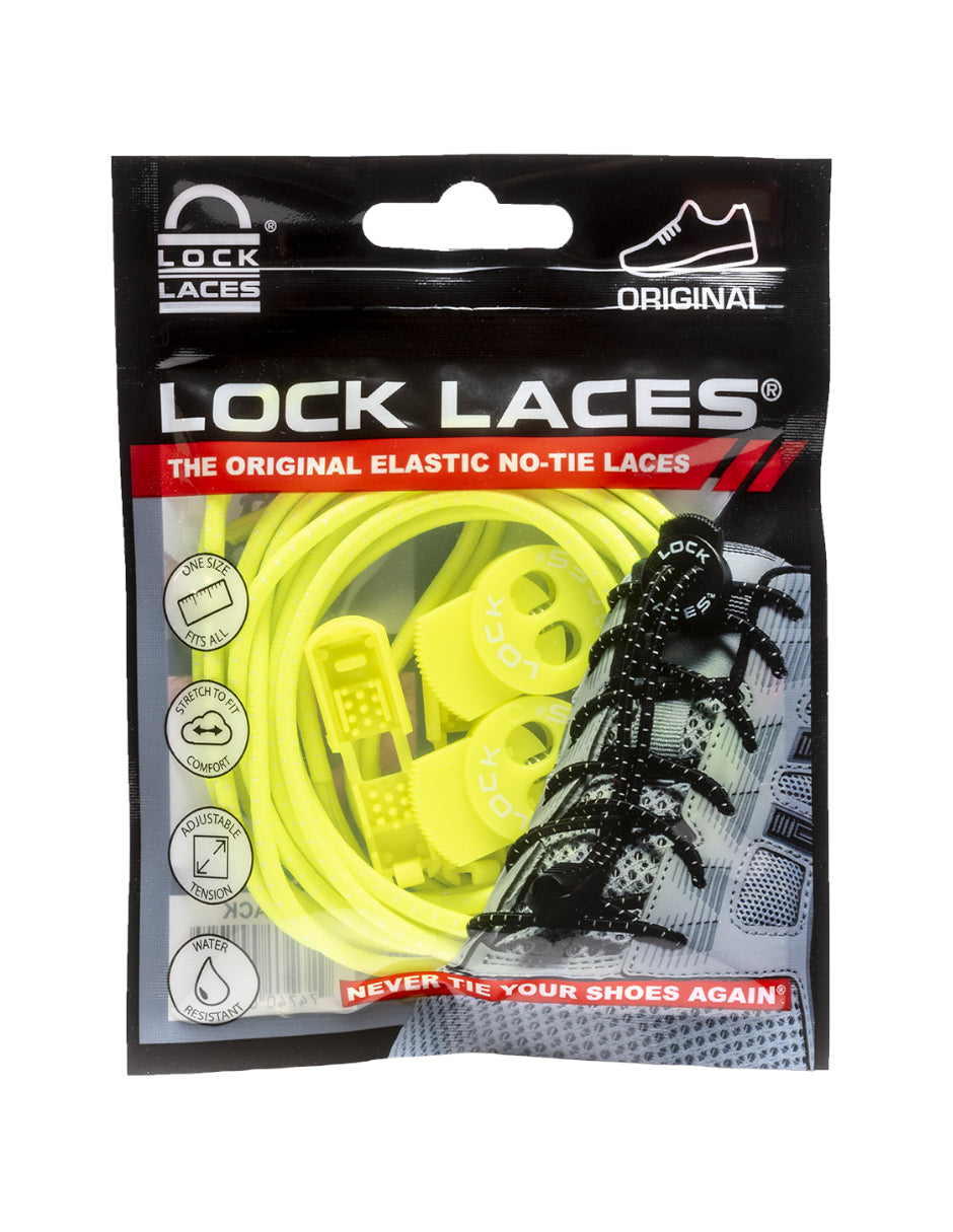 Lock Laces - Amarillo Neón