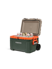 HIELERA TRAILMATE 52 QT ROLLER DEEP OIL GREEN