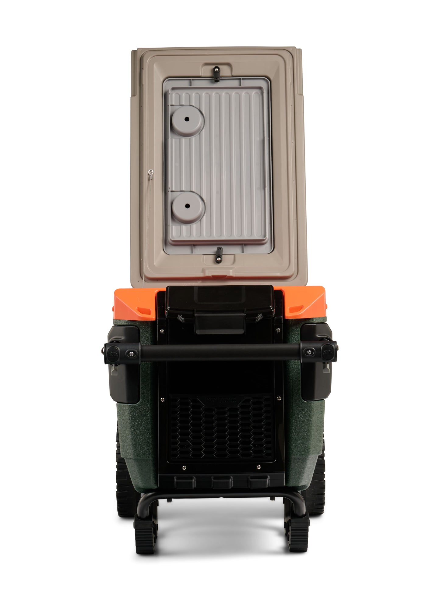 HIELERA TRAILMATE JOURNEY 70 QT DEEP OIL GREEN / SAFETY ORAN
