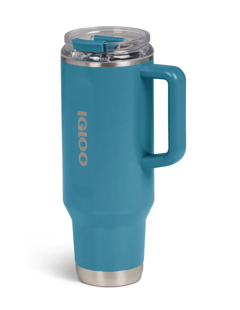 TERMO 40 OZ TRAVEL MUG MODERN BLUE