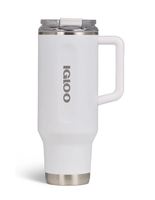 TERMO 40 OZ TRAVEL MUG WHITE