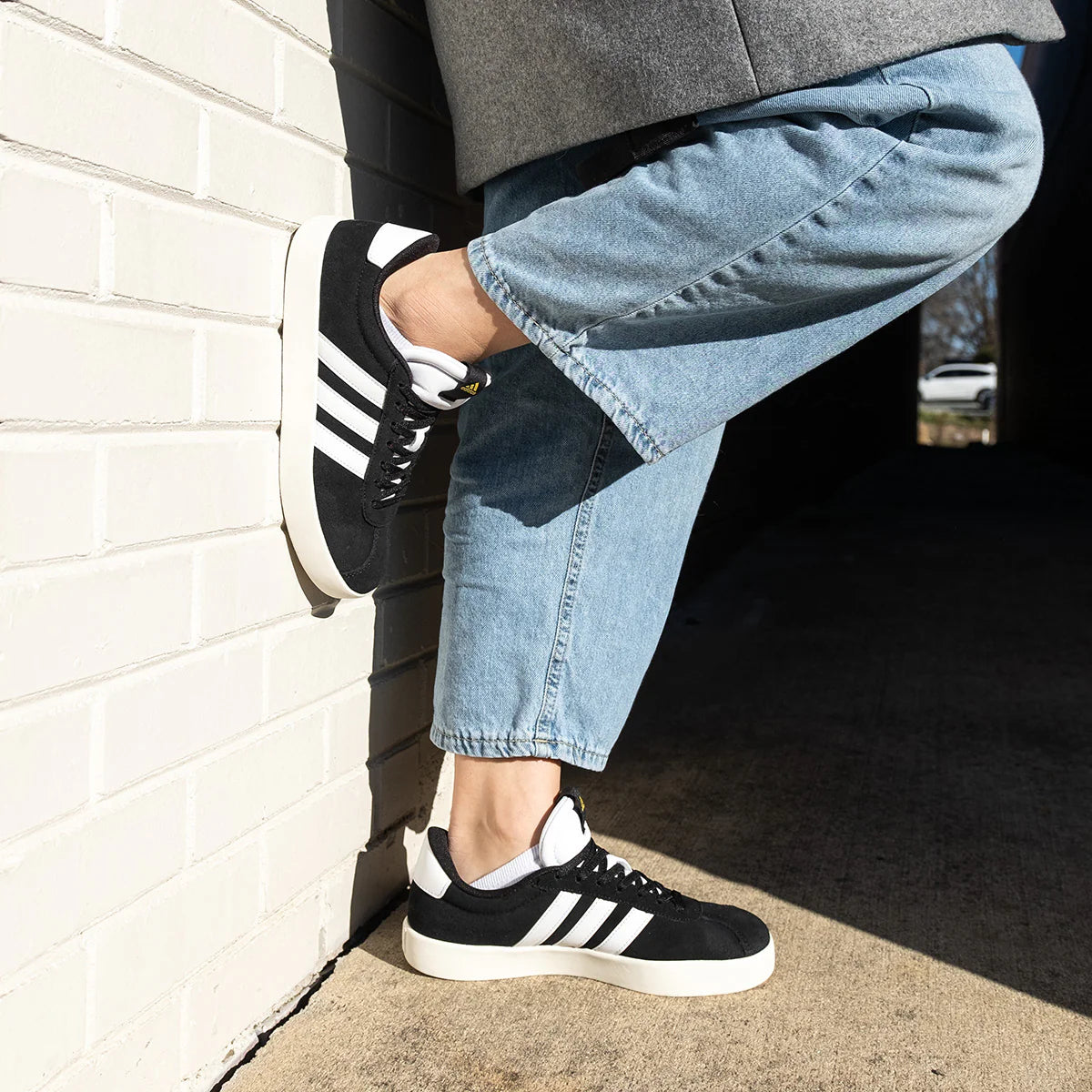 Lock Laces Flat - Negro