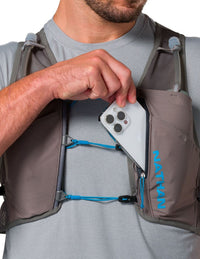 PINNACLE BREEZE 4L W/TWO 14OZ SOFT FLASKS ELECTRIC BLUE