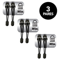 Lock Laces - 3 Pack - Negro